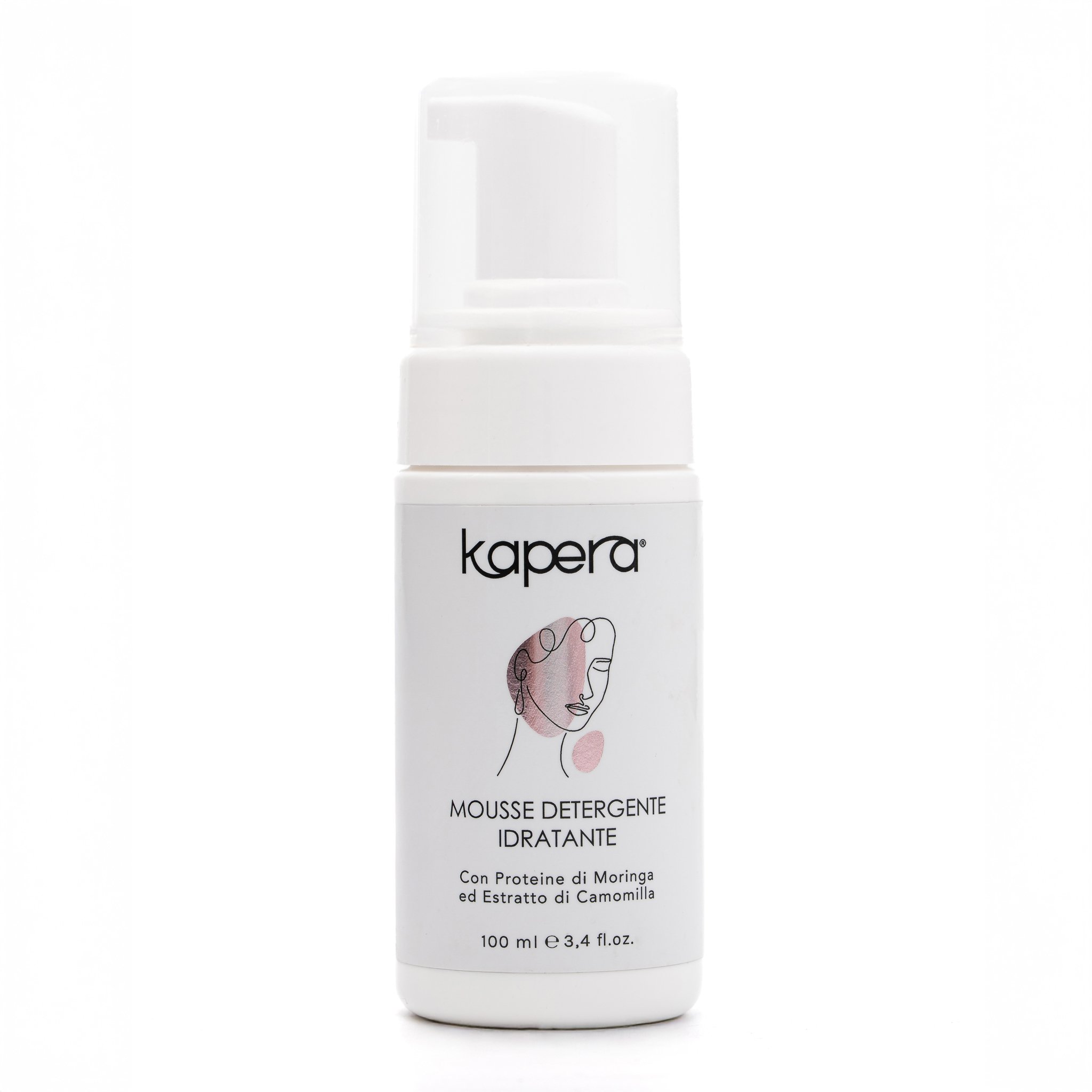 Mousse detergente idratante